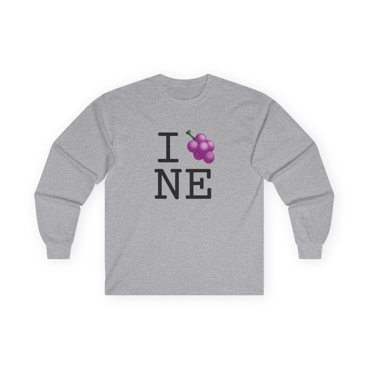 "I Grape Nebraska" Long Sleeve Shirt