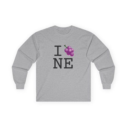 "I Grape Nebraska" Long Sleeve Shirt