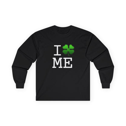 "I'm Lucky (Clover) in Maine" Long Sleeve Shirt