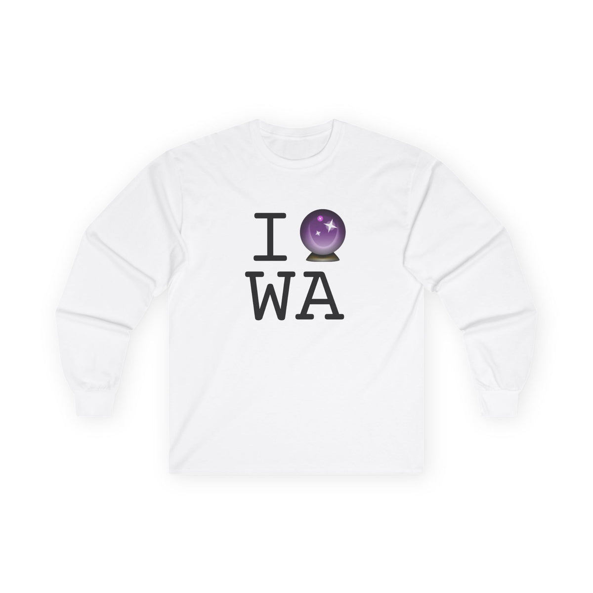 "I Predict the Future (Crystal Ball) of Washington" Long Sleeve Shirt