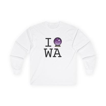 "I Predict the Future (Crystal Ball) of Washington" Long Sleeve Shirt