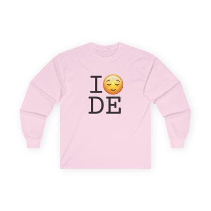 "I'm Relieved about Delaware" Long Sleeve Shirt