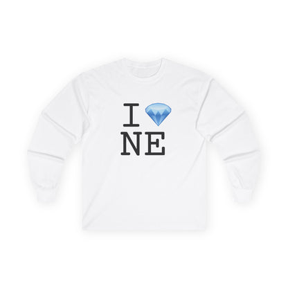 "I Diamond Nebraska" Long Sleeve Shirt