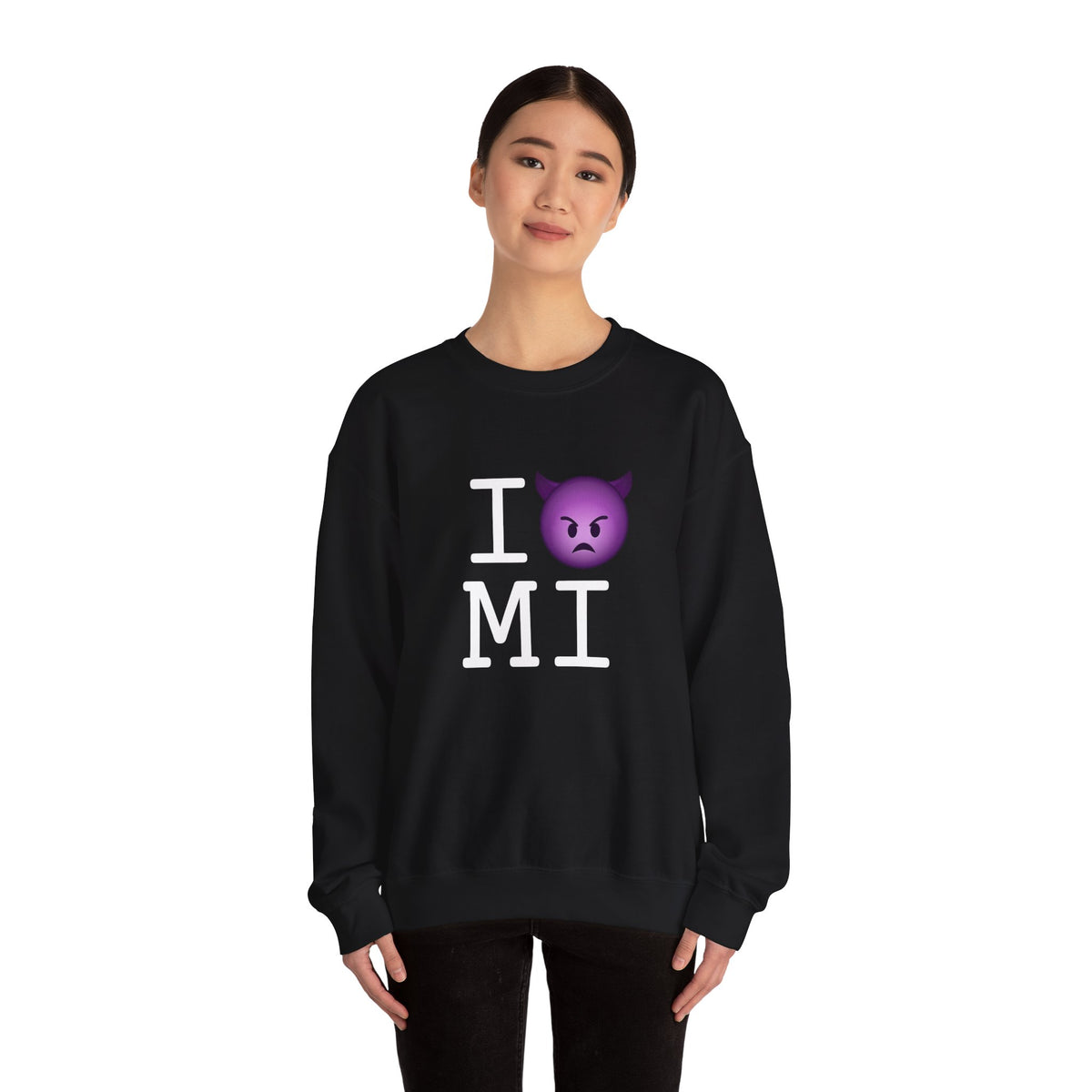 "I'm an Angry Devil about Michigan" Sweatshirt