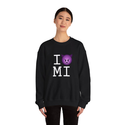 "I'm an Angry Devil about Michigan" Sweatshirt