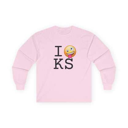 "I'm Crazy about Kansas" Long Sleeve Shirt