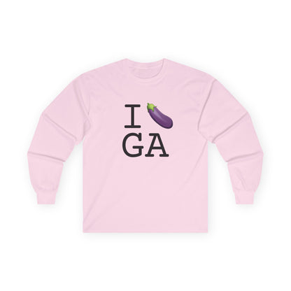 "I Eggplant Georgia" Long Sleeve Shirt