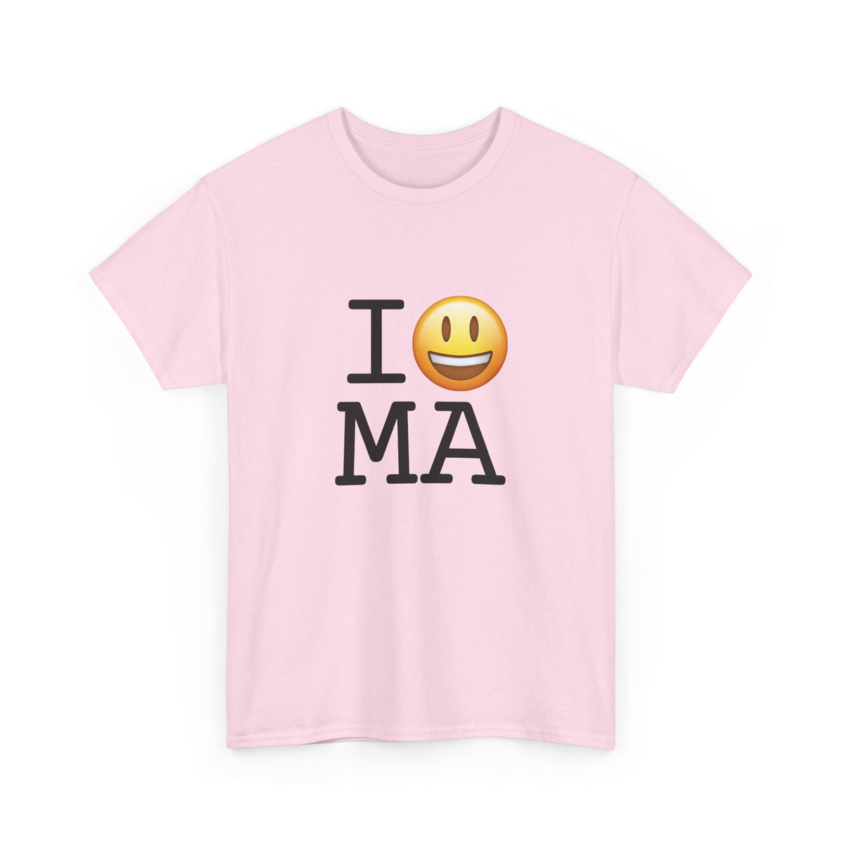 "I'm Happy about Massachusetts" Tee
