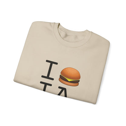 "I Cheeseburger Iowa" Sweatshirt