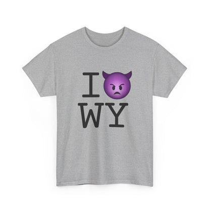 "I'm an Angry Devil about Wyoming" Tee