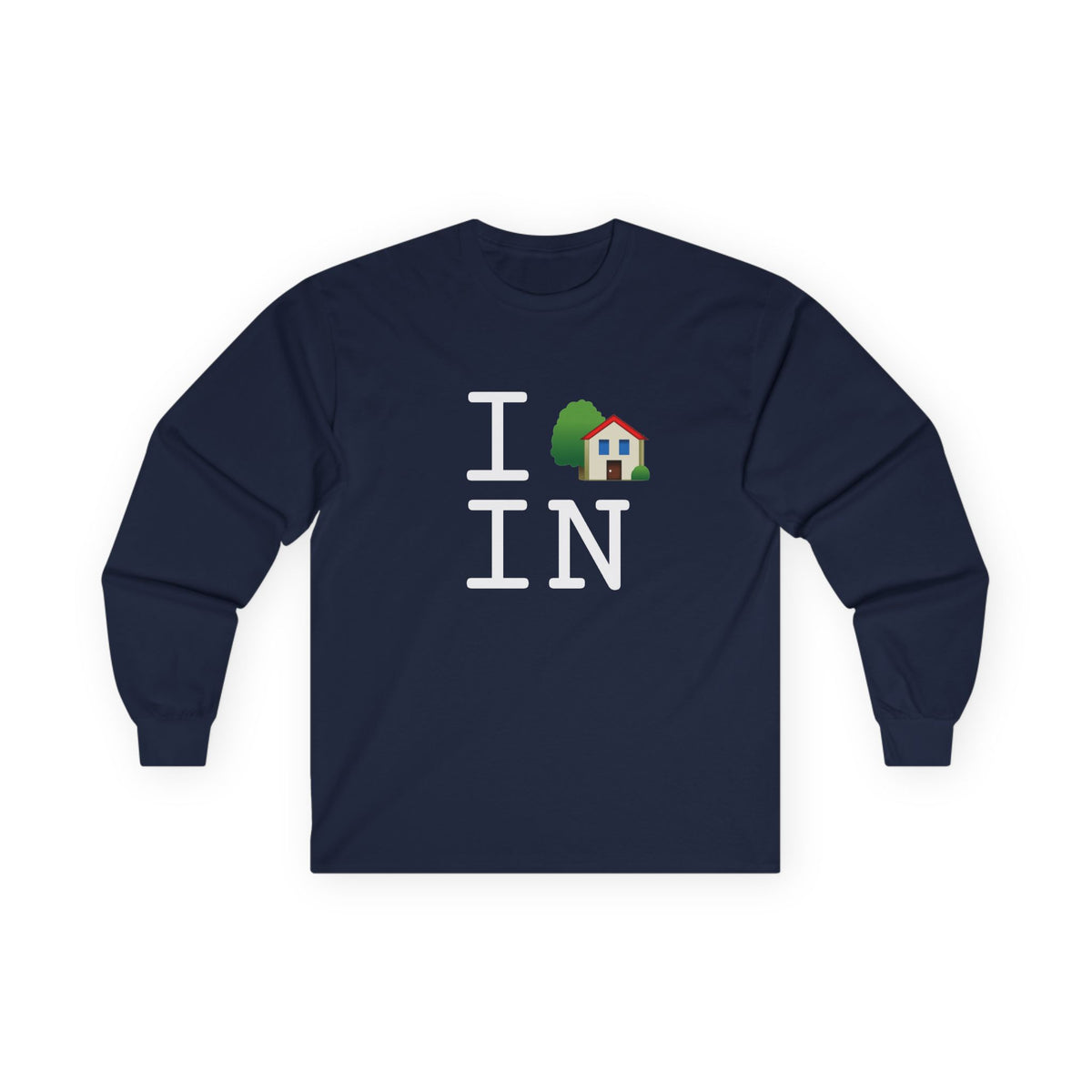 "I'm Home in Indiana" Long Sleeve Shirt