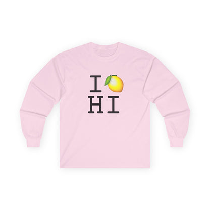 "I Lemon Hawaii" Long Sleeve Shirt