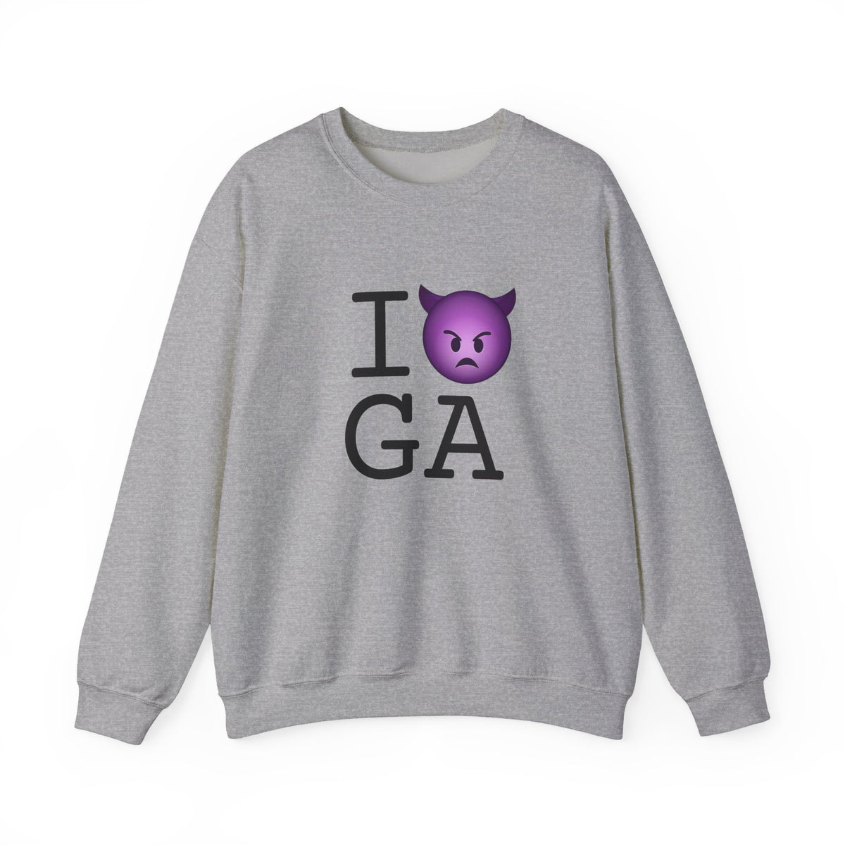 "I'm an Angry Devil about Georgia" Sweatshirt