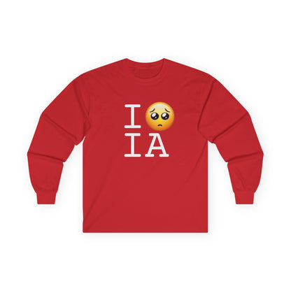"I'm Begging about Iowa" Long Sleeve Shirt