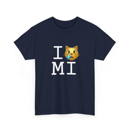 "I'm a Crying Cat about Michigan" Tee