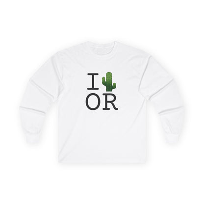 "I Cactus Oregon" Long Sleeve Shirt