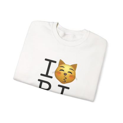 "I'm a Kissing Cat toward Rhode Island" Sweatshirt