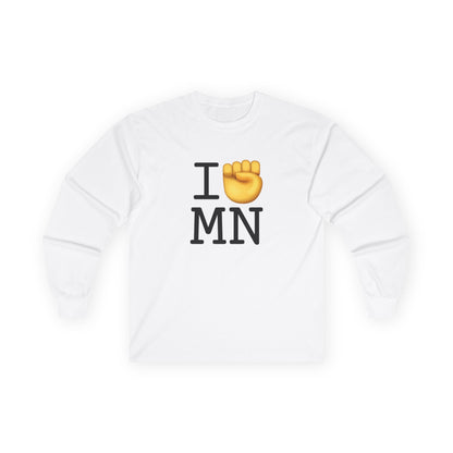 "I Raise my Fist with Minnesota" Long Sleeve Shirt