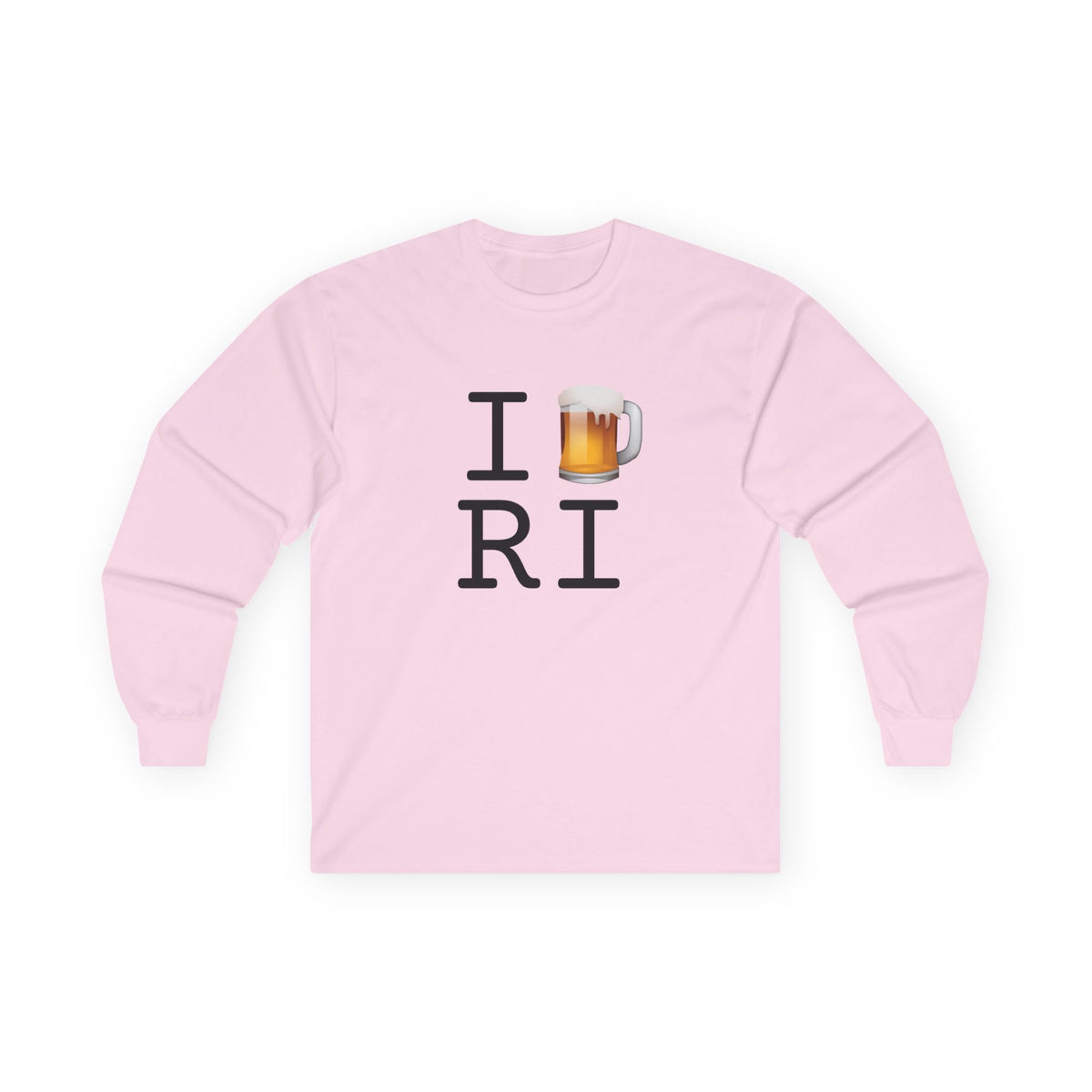 "I Beer Rhode Island" Long Sleeve Shirt