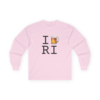 "I Beer Rhode Island" Long Sleeve Shirt