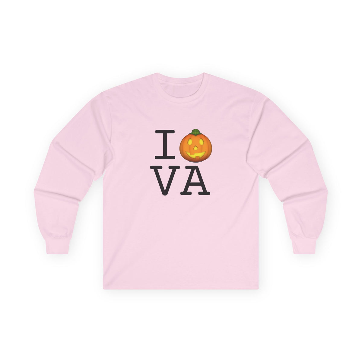 "I Jack-O-Lantern (Pumpkin) Virginia" Long Sleeve Shirt