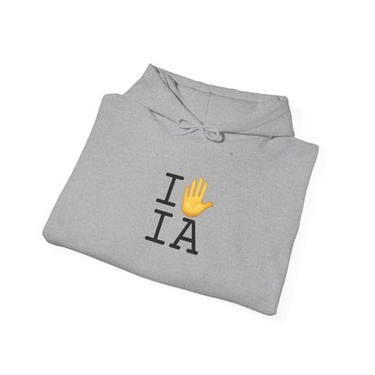 "I Stop (Raised Hand) Iowa" Hoodie