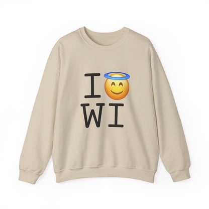 "I'm an Angel in Wisconsin" Sweatshirt