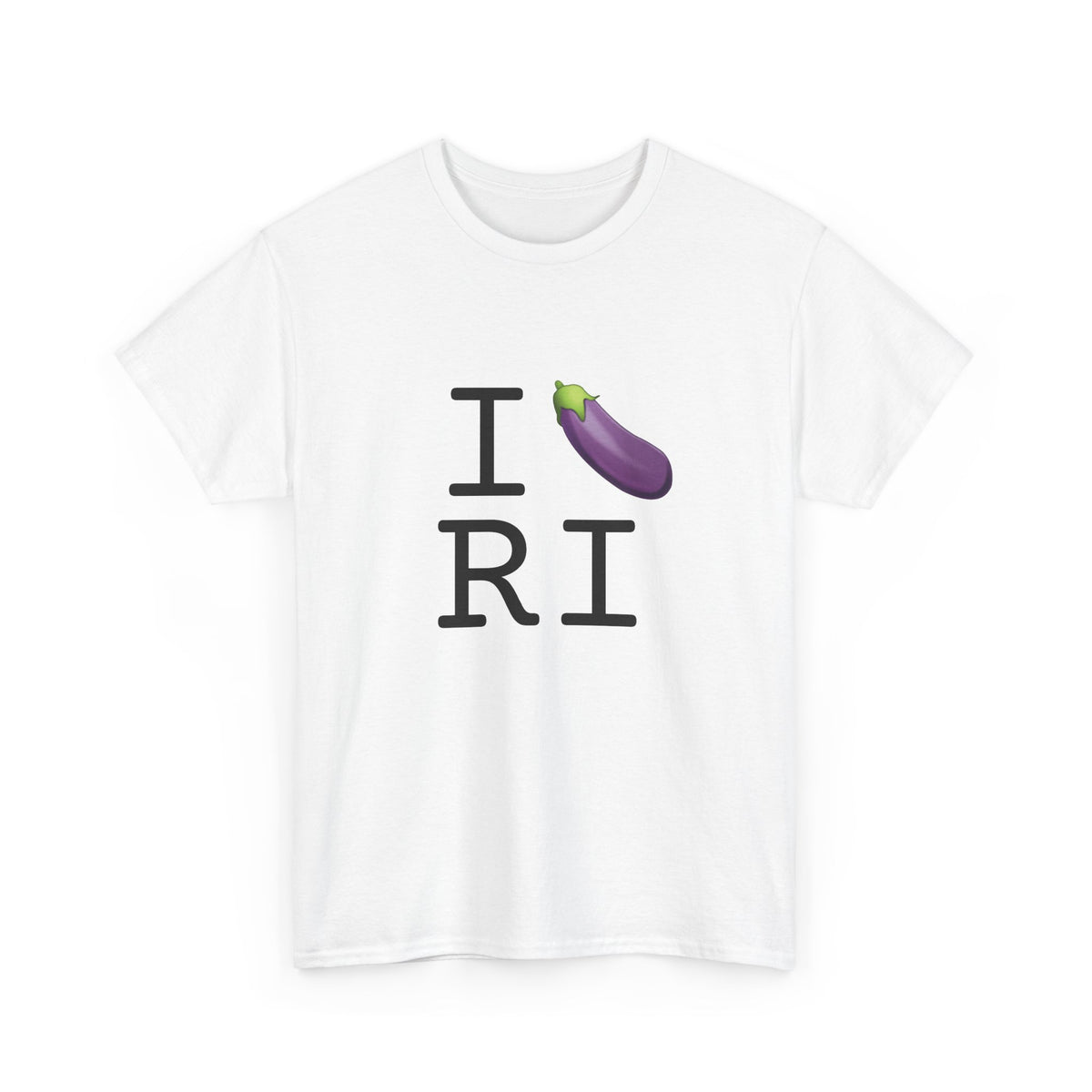 "I Eggplant Rhode Island" Tee