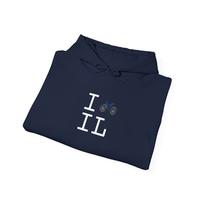 "I Bicycle Illinois" Hoodie