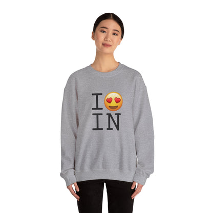 "I have Heart Eyes for Indiana" Sweatshirt
