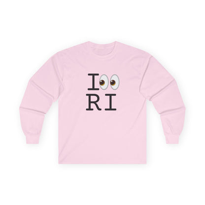 "I Look at Rhode Island" Long Sleeve Shirt