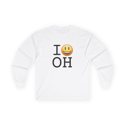 "I'm Happy about Ohio" Long Sleeve Shirt