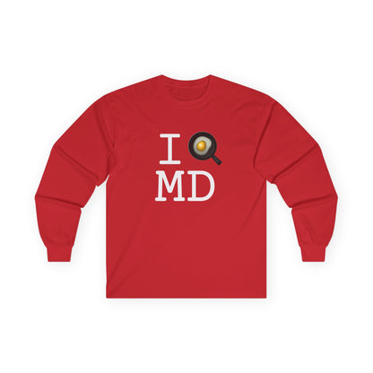 "I Cook in Maryland" Long Sleeve Shirt