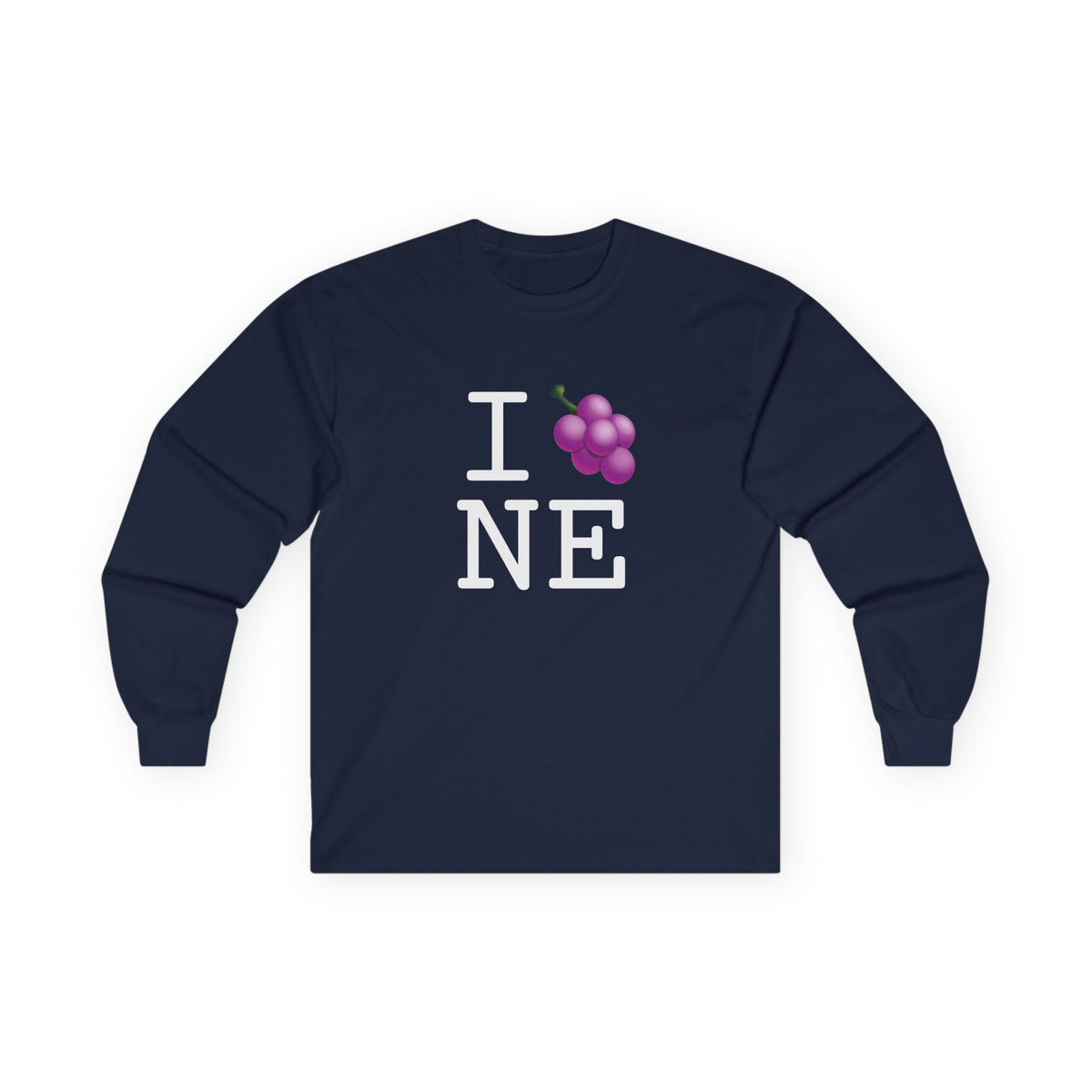 "I Grape Nebraska" Long Sleeve Shirt