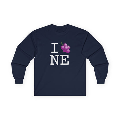 "I Grape Nebraska" Long Sleeve Shirt
