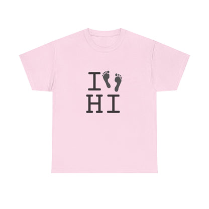 "I leave Footsteps in Hawaii" Tee