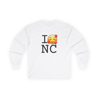 "I Adore North Carolina" Long Sleeve Shirt