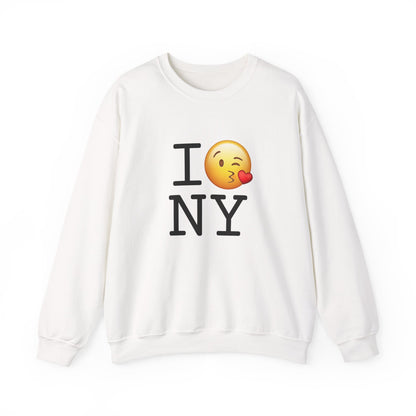 "I Blow a Kiss at New York" Sweatshirt