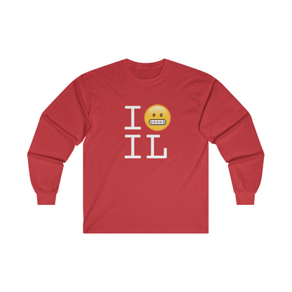 "I Grimace About Illinois" Long Sleeve Shirt