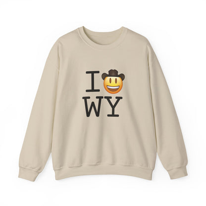 "I'm a Cowboy or Cowgirl in Wyoming" Sweatshirt
