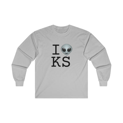 "I Feel Alien in Kansas" Long Sleeve Shirt