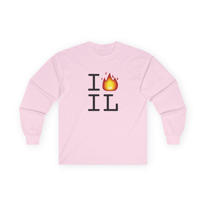 "I've got Fire for Illinois" Long Sleeve Shirt