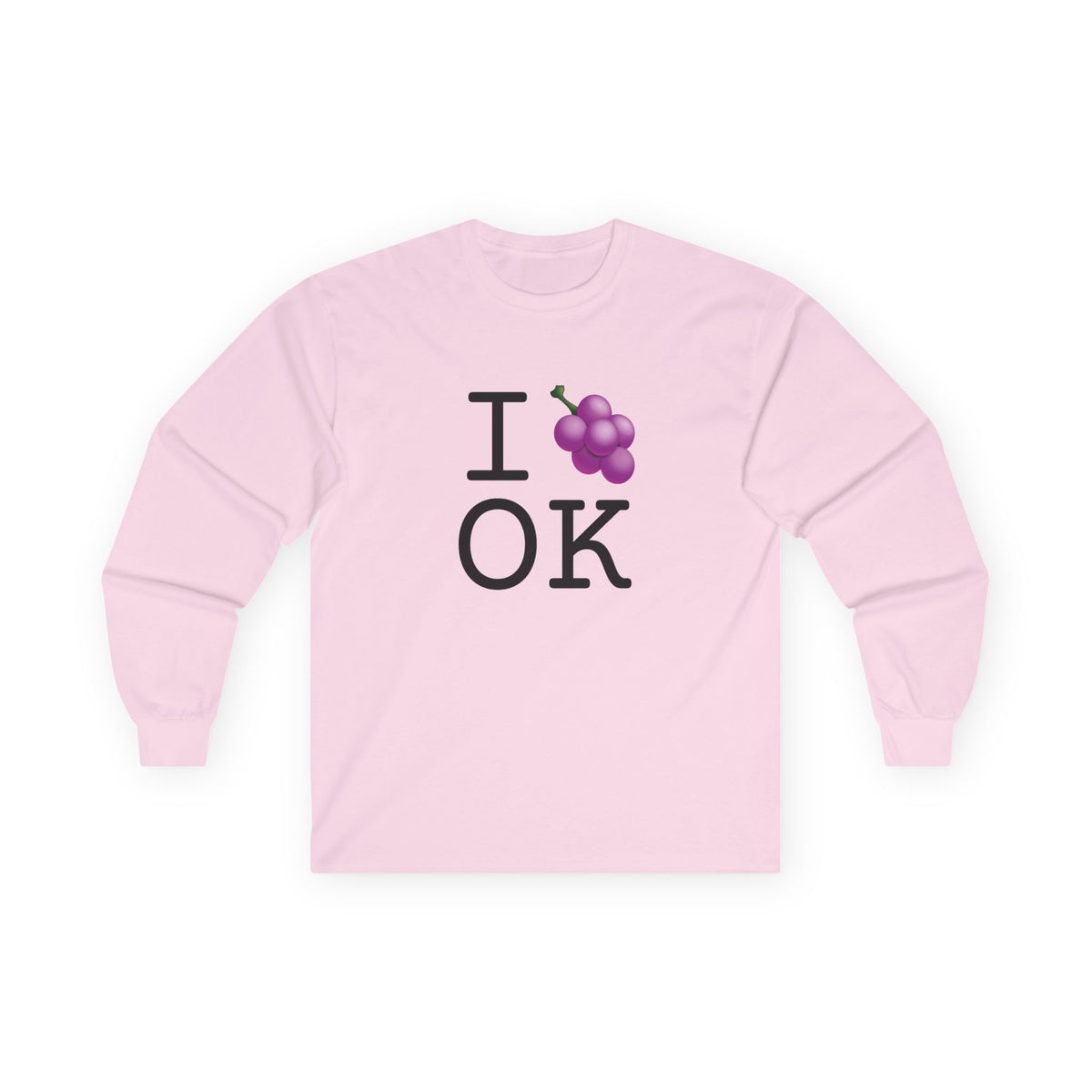 "I Grape Oklahoma" Long Sleeve Shirt