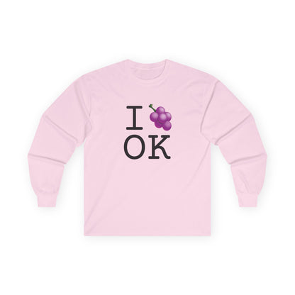 "I Grape Oklahoma" Long Sleeve Shirt