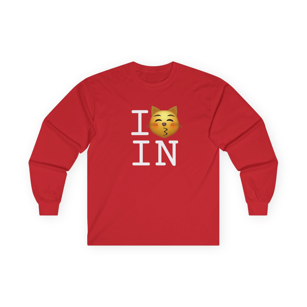 "I'm a Kissing Cat toward Indiana" Long Sleeve Shirt