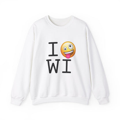 "I'm Crazy about Wisconsin" Sweatshirt
