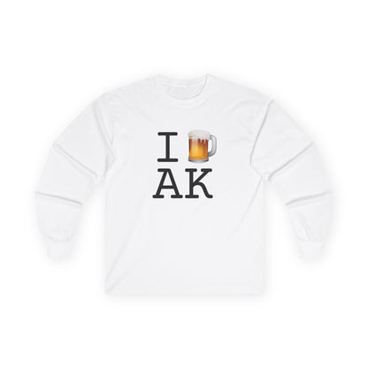 "I Beer Alaska" Long Sleeve Shirt