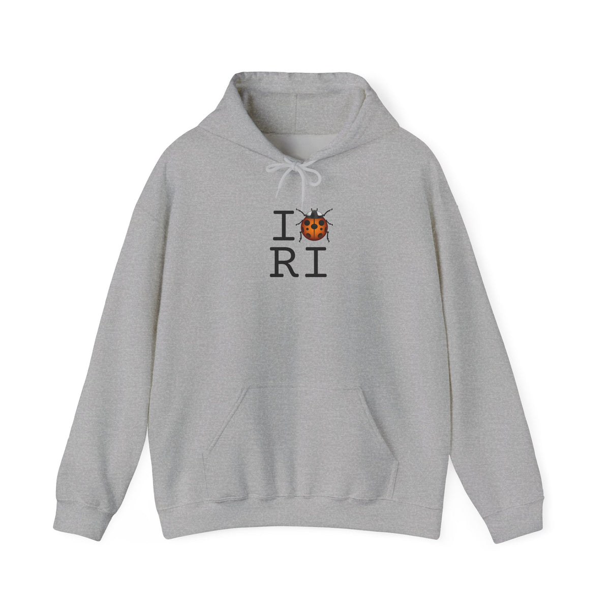 "I Ladybug Rhode Island" Hoodie
