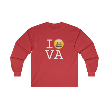 "I Grimace About Virginia" Long Sleeve Shirt