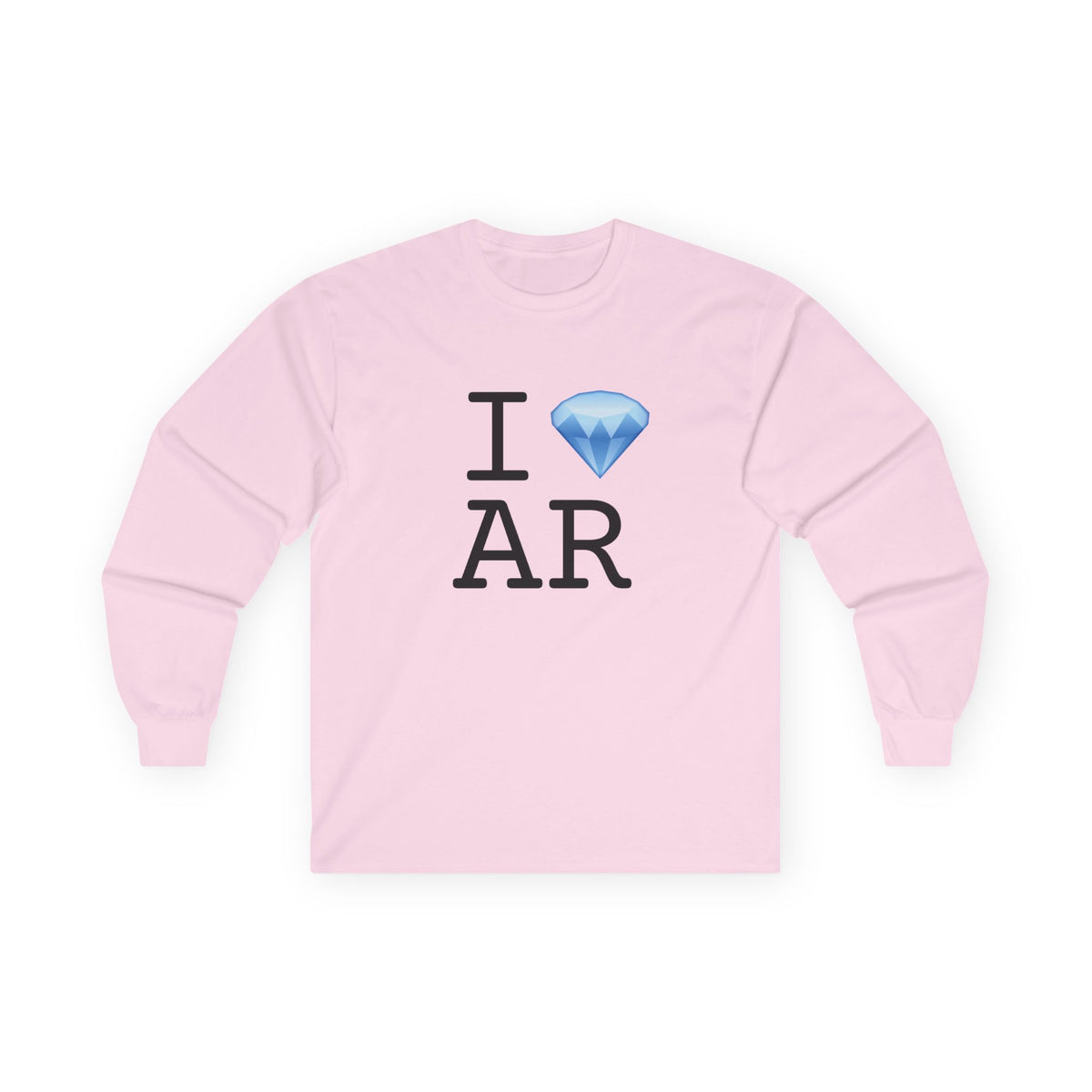 "I Diamond Arkansas" Long Sleeve Shirt